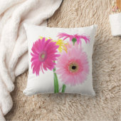 Coussin Fleurs de marguerite de Gerbera (Couverture)