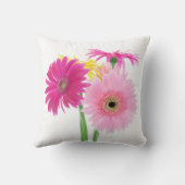 Coussin Fleurs de marguerite de Gerbera (Verso)