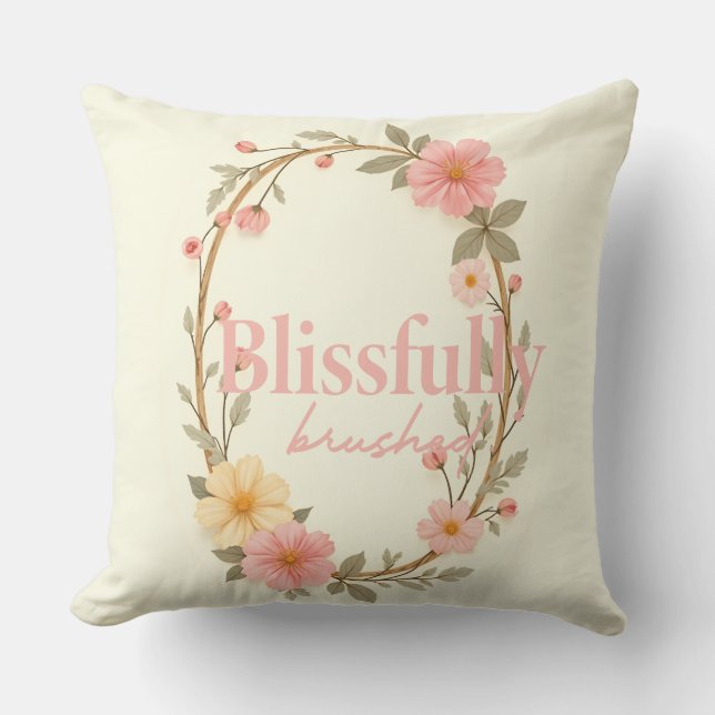 Coussin Fleurs de mellow (Recto)