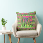Coussin Fleurs de motif arbustif (Chaise)
