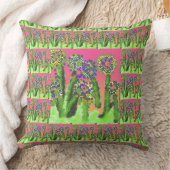 Coussin Fleurs de motif arbustif (Couverture)