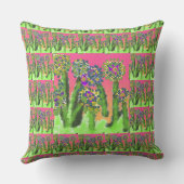 Coussin Fleurs de motif arbustif (Verso)