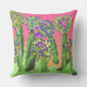 Coussin Fleurs de motif arbustif (Verso)