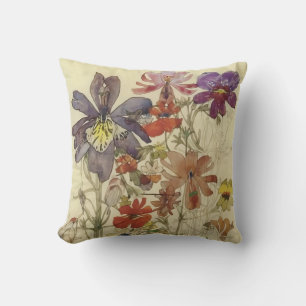 Coussin Fleurs de papillon par Charles Mackintosh