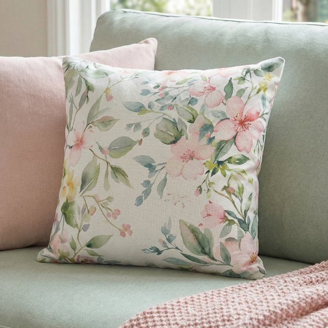 Coussin Fleurs de pommier (Créateur téléchargé)