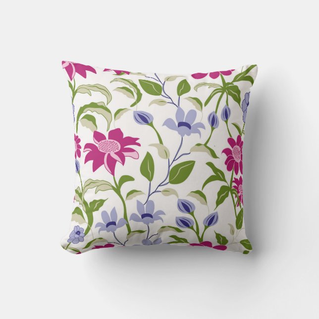 Coussin Fleurs de printemps (Recto)