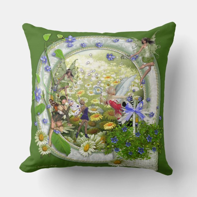Coussin Fleurs de printemps (Recto)