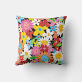 Coussin Fleurs de printemps fantastiques AIMER Alphabets d (Verso)