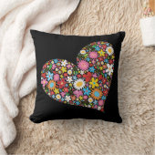Coussin Fleurs de Printemps Whimsical Valentine mignonne c (Couverture)