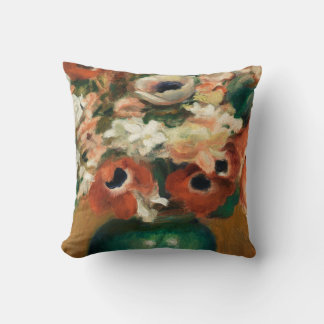 Coussin Fleurs de Renoir Impressionist Art Peinture