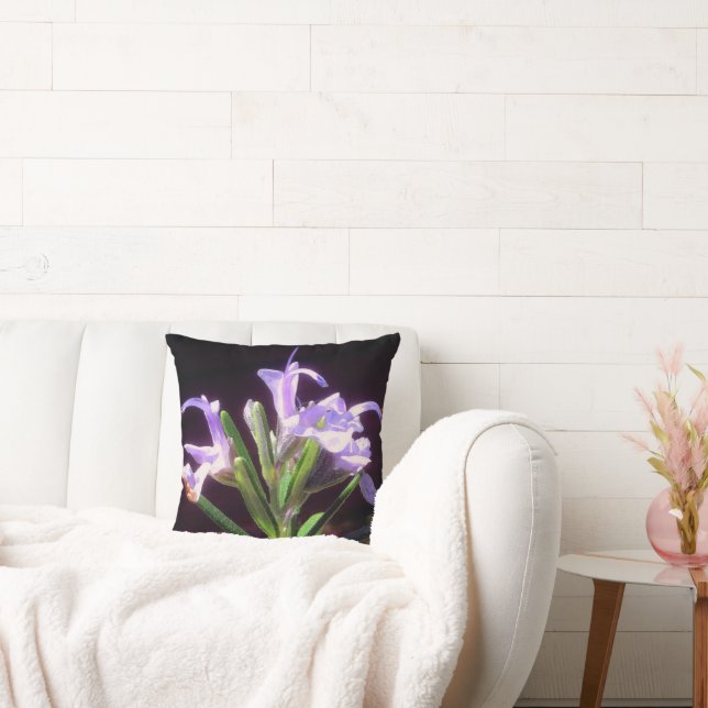 Coussin Fleurs de romarin (Canapé)