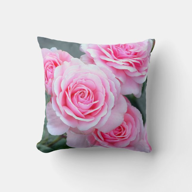 Coussin Fleurs de rose (Recto)