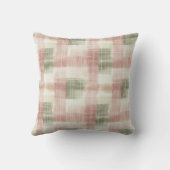 Coussin Fleurs de rose rose romantiques Anniversaire (Verso)