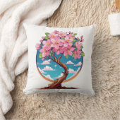 Coussin Fleurs de Sakura en fleurs (Couverture)