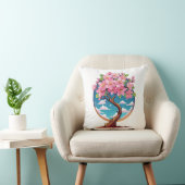 Coussin Fleurs de Sakura en fleurs (Chaise)