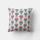 Coussin Fleurs de Sakura en fleurs (Verso)