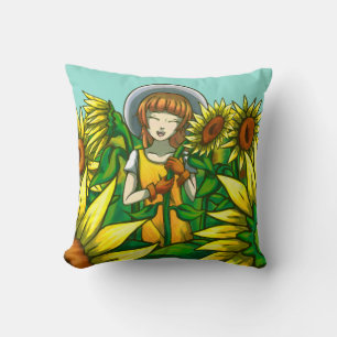 Coussin Fleurs de soleil