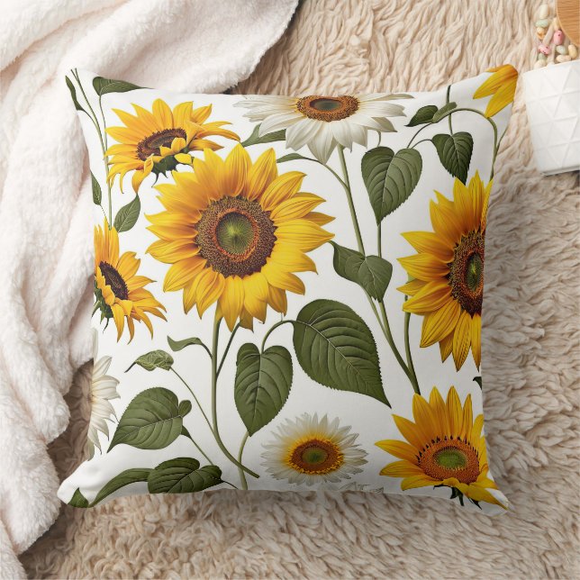 Coussin Fleurs de soleil (Couverture)