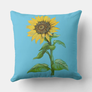Coussin Fleurs de soleil jaunes