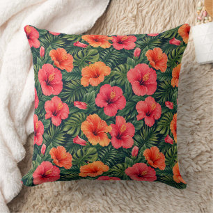 Coussin Fleurs de Tilleul Tropical Vibrant