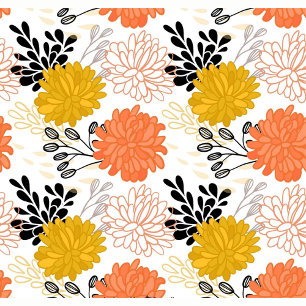 Coussin Fleurs décoratives