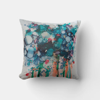 Coussin Fleurs d'encre