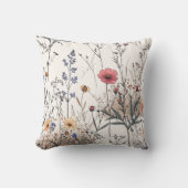 Coussin Fleurs des champs (Recto)