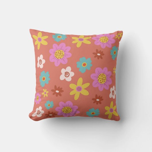 Coussin Fleurs d'été (Recto)