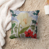 Coussin Fleurs d'hiver & Holly (Couverture)