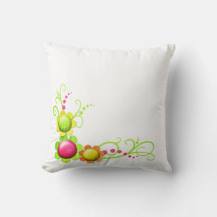 Coussin Fleurs d'oreiller à lancer Floral