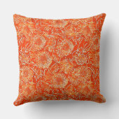 Coussin Fleurs douces orange (Verso)