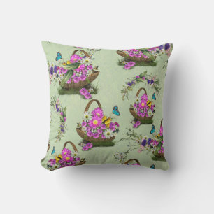 Coussin Fleurs du printemps mi-été