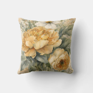 Coussin fleurs en capital