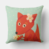 Coussin Fleurs et enfants mignons de Fox (Verso)