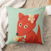 Coussin Fleurs et enfants mignons de Fox (Couverture)