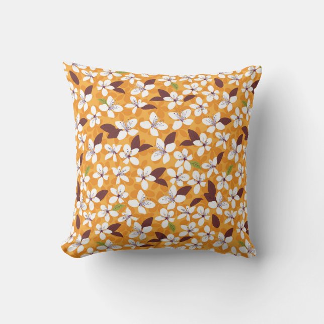 Coussin Fleurs et nuances (Recto)
