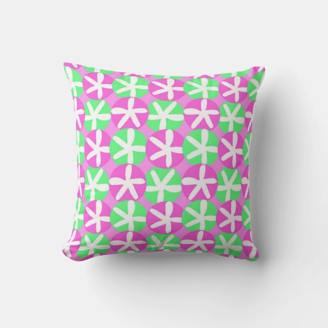 Coussin Fleurs et taches (Recto)