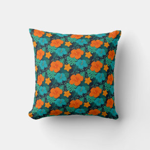 Coussin Fleurs exotiques colorées Motif floral-43804