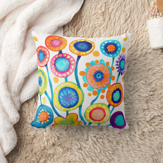Coussin Fleurs Fantaisistes (Couverture)