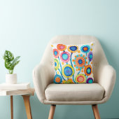 Coussin Fleurs Fantaisistes (Chaise)