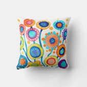 Coussin Fleurs Fantaisistes (Verso)