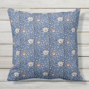 Coussin Fleurs florales Vintages Médaille William Morris