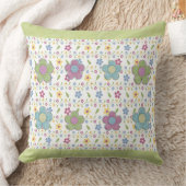 Coussin Fleurs Floriales Douces (Couverture)