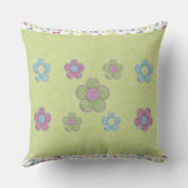 Coussin Fleurs Floriales Douces (Verso)