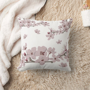 Coussin Fleurs flottantes de fleurs de cerisiers