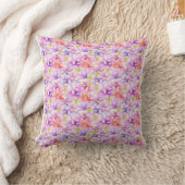 Coussin Fleurs Frangipani en motif transparent (Couverture)