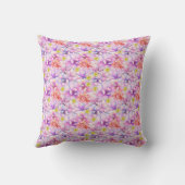 Coussin Fleurs Frangipani en motif transparent (Verso)