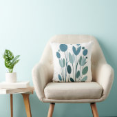 Coussin Fleurs géométriques (Chaise)
