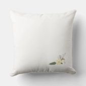 Coussin Fleurs INITIALE "C" Couleurs Douces Prairie NOM Mo (Verso)