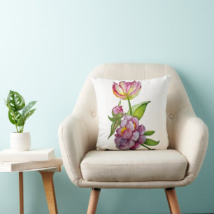 Coussin Fleurs lumineuses